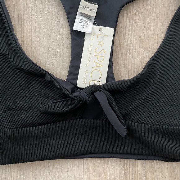 L*Space Tara Racerback Ribbed Bikini Top - Picture 5 of 6